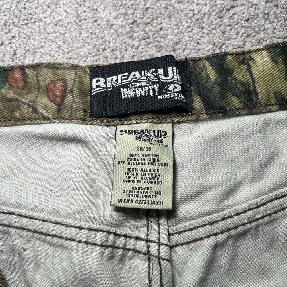 Mossy Oak Break-Up Infinity Men's Camouflage Hunting Jeans 30x30 Double Knee - Picture 3 of 6